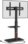 Height Adjustable Floor Stand With Power Outlet For 32-75 Inch. Fixed Price $132.99.