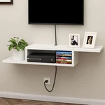 Floating Tv Stand Shelf, Wall Mount Entertainment Center Media. Fixed Price $64.99.