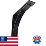 Ekena Millwork 3W X 14D 14H Morris Steel Bracket Antiqued Silver. Fixed Price $75.19.