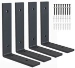 Heavy Duty Shelf Brackets 8 Rustic Black X 6 Inches M.... Fixed Price $36.29.