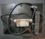 Panasonic 42" Plasma Tv Stand With Screws, Power Cord Remote Only. Fixed Price $45.00.