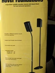 Spare Parts Sanus Speaker Stands Foundations Brackets, Angled Pillar, Hardware. Fixed Price $8.00.