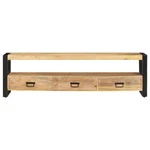 Tv Stand Entertainment Center Storage Cabinet Solid Rough Mango Wood Vidaxl. Fixed Price $264.99.