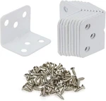 Tsnamay 90 Degree Shaped White Right Angle Bracket Corner Brace Support With. Fixed Price $11.95.