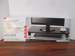 3M MS100B Monitor Stand Black/clear, 21.6X9.4X2.7-3.9 In, 33 Lb. Fixed Price $19.95.