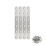 4 Pack Flat Mending Plate For Wood,ulifestar Stainless Steel Straight Bracket.... Fixed Price $15.84.
