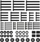 Wali Universal Tv Mounting Hardware Kit Set Includes M4 M5 M6 M8 Black. Fixed Price $19.74.