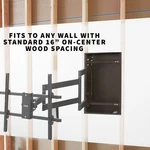 Vivo Recessed In-wall Tv Mount For Up To 75" Led Lcd Screens, Ultra Low Profile. Fixed Price $149.99.