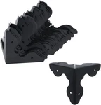 Antrader 24PCS Case X 3.3CM/1-1/4" 1-1/4"(L*W*H), Black. Fixed Price $13.56.