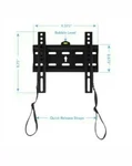New Onn Fixed Wall Mount For 17-42" Tvs Model ONA19TM012 66 Lb Capacity Fast !. Fixed Price $25.87.