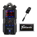 Zoom H4ESSENTIAL 4-TRACK 32-BIT Float Recorder W/ Timecode Adapter. Fixed Price $269.98.