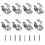 Glass Shelf Bracket, 8PCS Wall Mounted Adjustable Clamp Clips Pol.... Fixed Price $20.01.