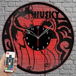 Led Vinyl Clock Husky Light Record Wall Home Decor 1534. Fixed Price $38.43.