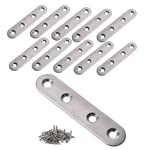 Vinbee 12PCS Flat Straight Brace Brackets With Screws 3 Inch, Silver. Fixed Price $15.98.