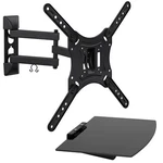 Tv Wall Mount And Av Shelf Combo. Fixed Price $56.99.