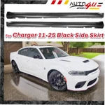 Fit For 2011-2025 Dodge Charger Srt Style Matte Black Side Skirts Extension Kit. Fixed Price $148.99.