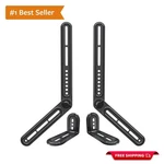 Versatile Soundbar Mount Bracket - Easy Install For Up To 15 Lbs, Black Finish. Fixed Price $41.51.