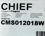 Chief CMS012018W 12-18" Speed-connect Adjustable Extension Column White. Fixed Price $59.95.