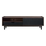 Manhattan Comfort Duane Tv Stand From Engineered Wood Dark Brown & Black. Fixed Price $252.55.