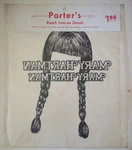 Vtg 1970S Mary Hartman Tv Show Braids Iron Transfer. Fixed Price $20.00.