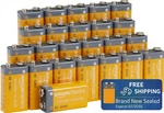 Amazon Basics 9V Volt Batteries 24 Pack Alkaline All Purpose Long Shelf Life. Fixed Price $22.00.