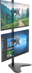 Mount-it! Vertical Dual Monitor Stand, Stacked Desk 2X 13 32 Inch MI-1758. Fixed Price $27.95.