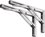 Yumore Folding Shelf Bracket 18",HEAVY Duty Stainless Steel Inch, Silver. Fixed Price $54.17.