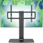 Universal Tv Stand/base Tabletop With Wall Mount For 40 86 Black. Fixed Price $79.78.